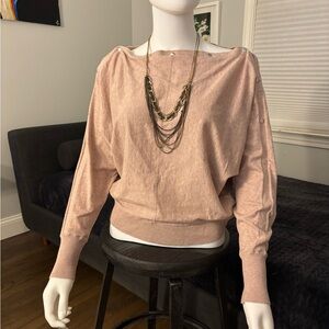 NWOT ALLSAINTS ELLE SWEATER in whisper pink sz S